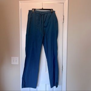 Dark teal scrub pants